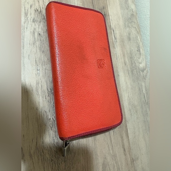 Loewe Fuchsia Leather Long Wallet - Picture 10 of 12